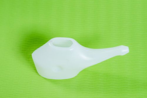 Vas Jala Neti plastic, alb