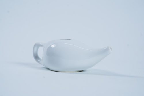 Vas Jala Neti ceramică, alb