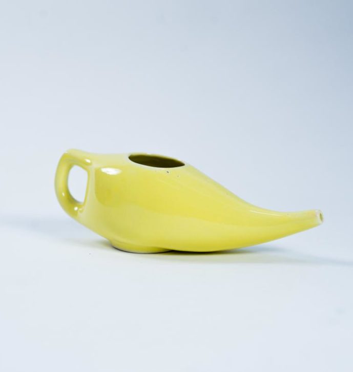 Vas Jala Neti ceramică, galben