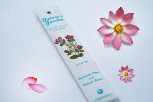 Bețișoare parfumate naturale premium, Lotus Alb