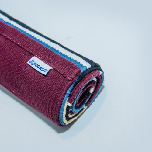 Covor YogaSat din bumbac, Culori Tibetane